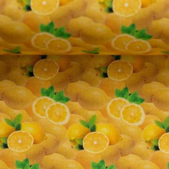 Baumwolle Druck Swafing Yummy Food Zitronen